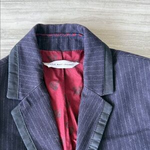Little Marc Jacobs Blue Striped Blazer kids size 4-5 years old extra buttons